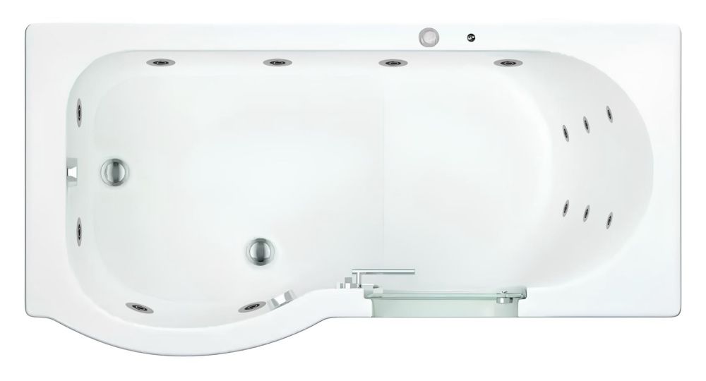 Bathe Easy Concert, 1675x850mm RH