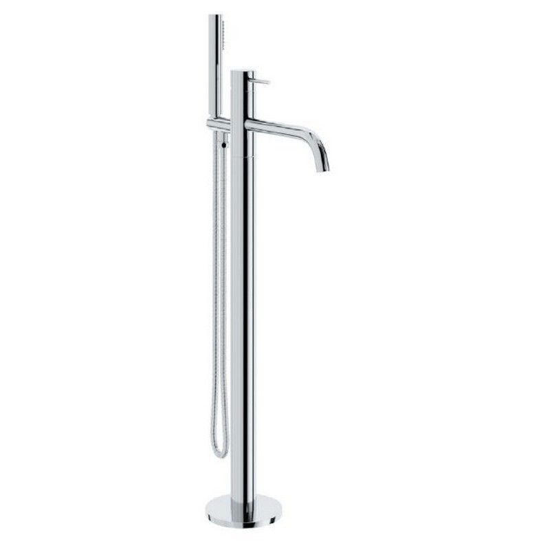 Nordic Artist, Floor Mounted Chrome Bath Filler