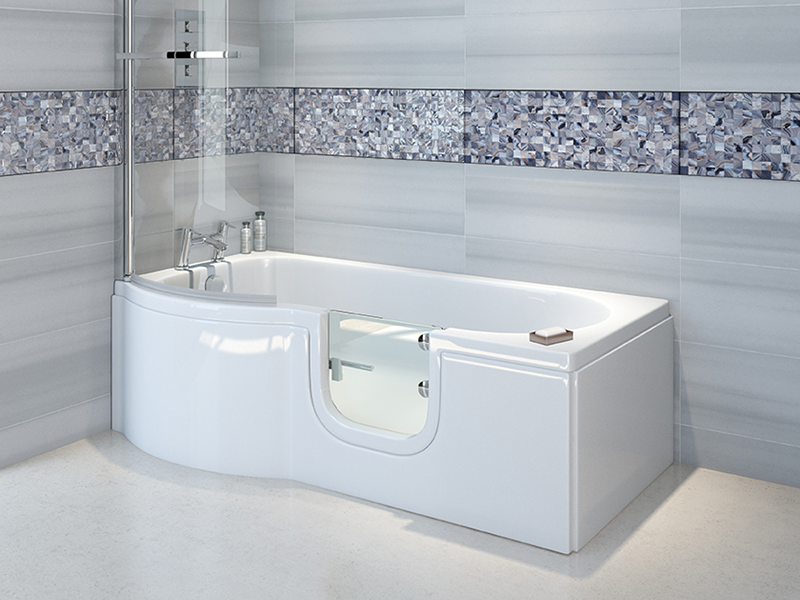 Bathe Easy Concert, 1675x850mm RH