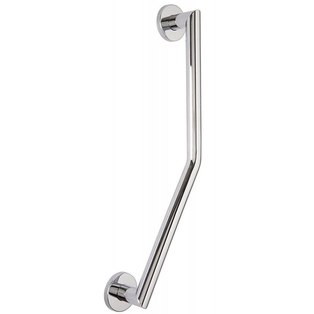 Nordic Stainless Steel Angled Grab Rail, 600mm