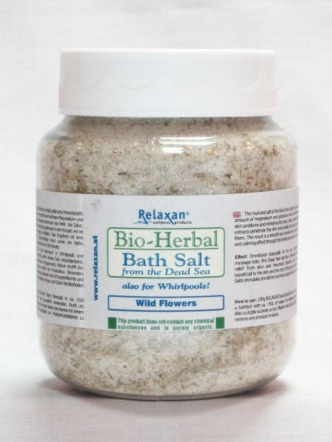 Bath Salt from the Dead Sea, Wild Flowers, 1kg