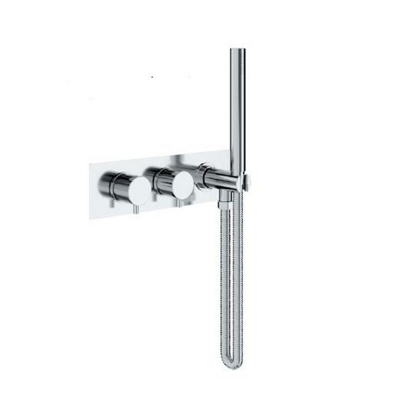 Nordic Artist, 2 Outlet Valve, BathFill & Shower, Chrome