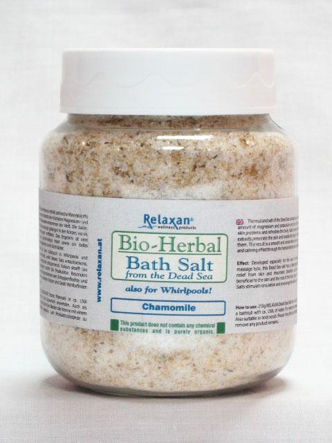 Bath Salt from the Dead Sea, Chamomile, 1kg