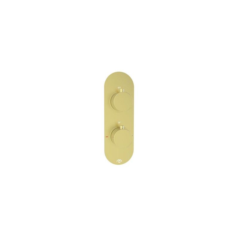 Nordic, Single Outlet Valve, Brushed Brass