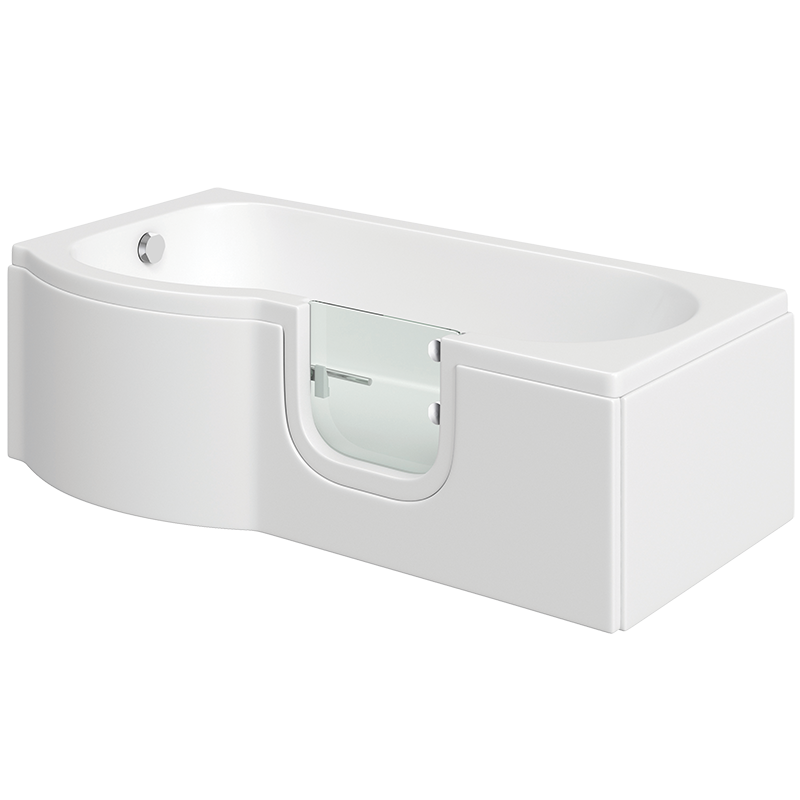 Bathe Easy Concert, 1675x850mm RH