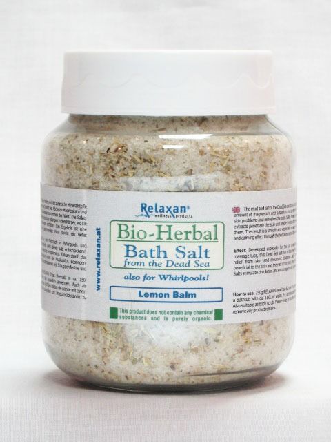 Bath Salt from the Dead Sea, Lemon Balm, 1kg
