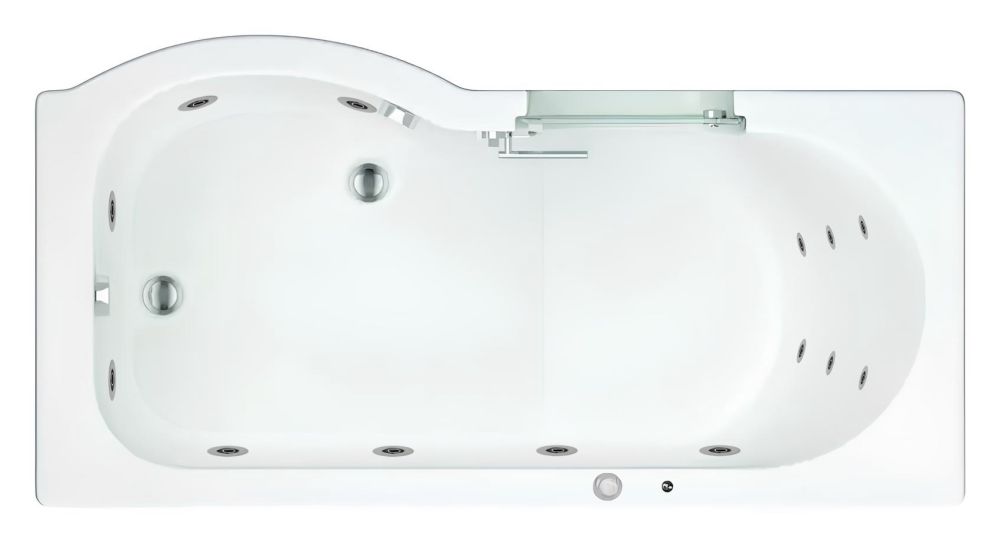 Bathe Easy Concert, 1675x850mm LH