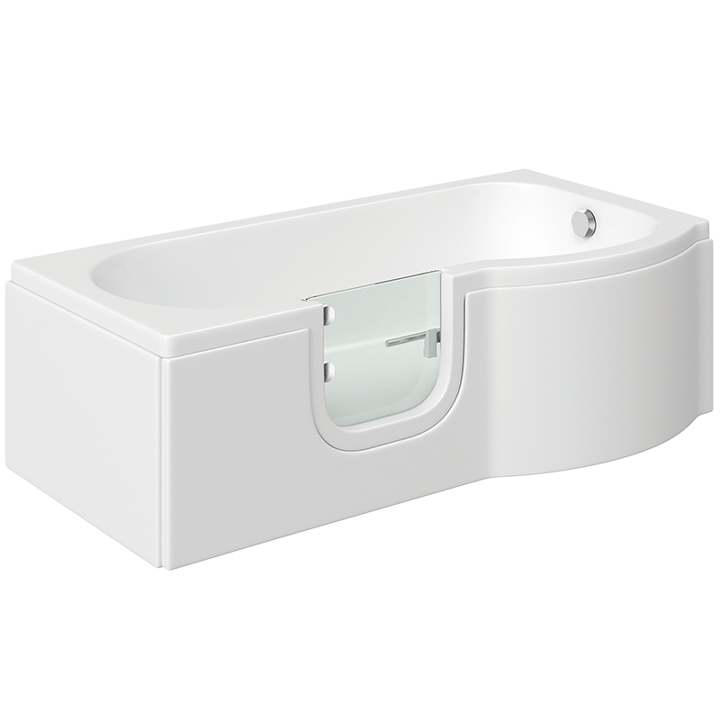 Bathe Easy Concert, 1675x850mm LH