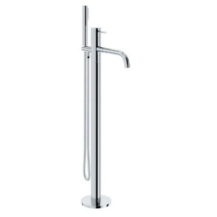 Nordic Artist, Floor Mounted Chrome Bath Filler