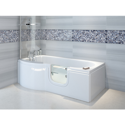 Bathe Easy Concert, 1675x850mm RH