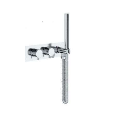 Nordic Artist, 2 Outlet Valve, BathFill & Shower, Chrome