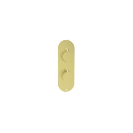 Nordic, Single Outlet Valve, Brushed Brass