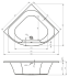 RIHO Atlanta, 1400mm x 1400mm, choice RIHO Atlanta, 1400mm x 1400mm, choice