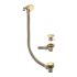 Nordic Brushed Brass OverFlow Bath Filler/Waste