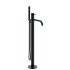 Nordic Artist, Floor Mounted Matt Black Bath Filler
