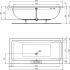 Ideal Standard La Dolce Vita, 1900x900mm - 20 Jets