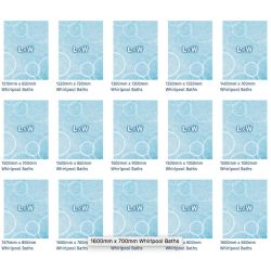 Guide to Popular Whirlpool Bath Sizes
