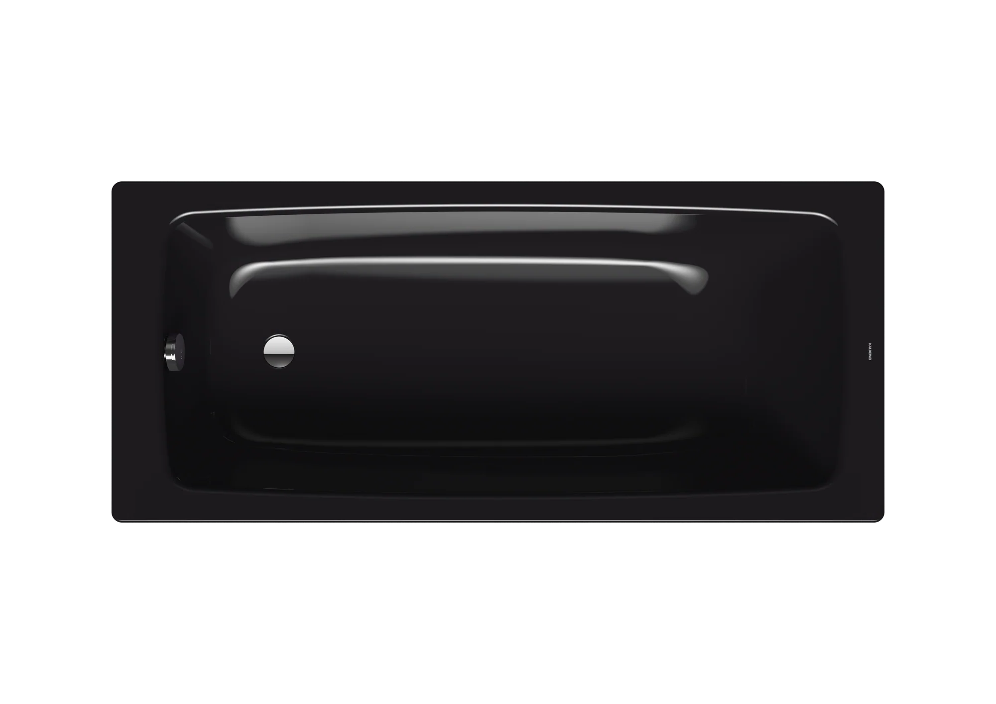 Matte Black Whirlpool Bath