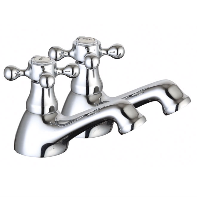 Traditional Chrome Bath Taps