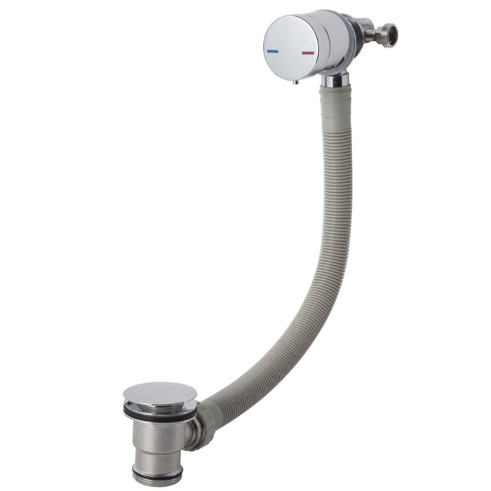 Bath waste, overflow and filler valve. This can be factory fitted to any Luna Spa bath