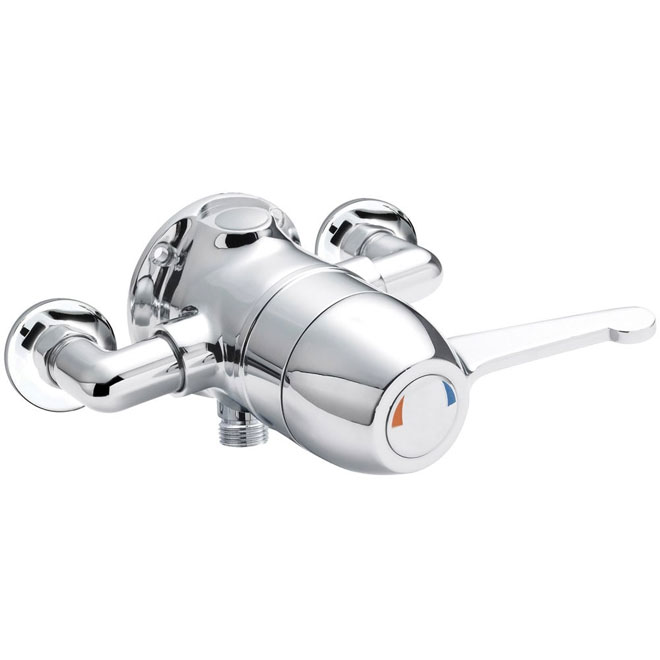 A thermostatic shower valve