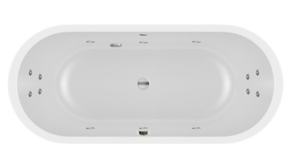 Carron Halcyon Oval, 14 Jet Quantum Whirlpool Bath